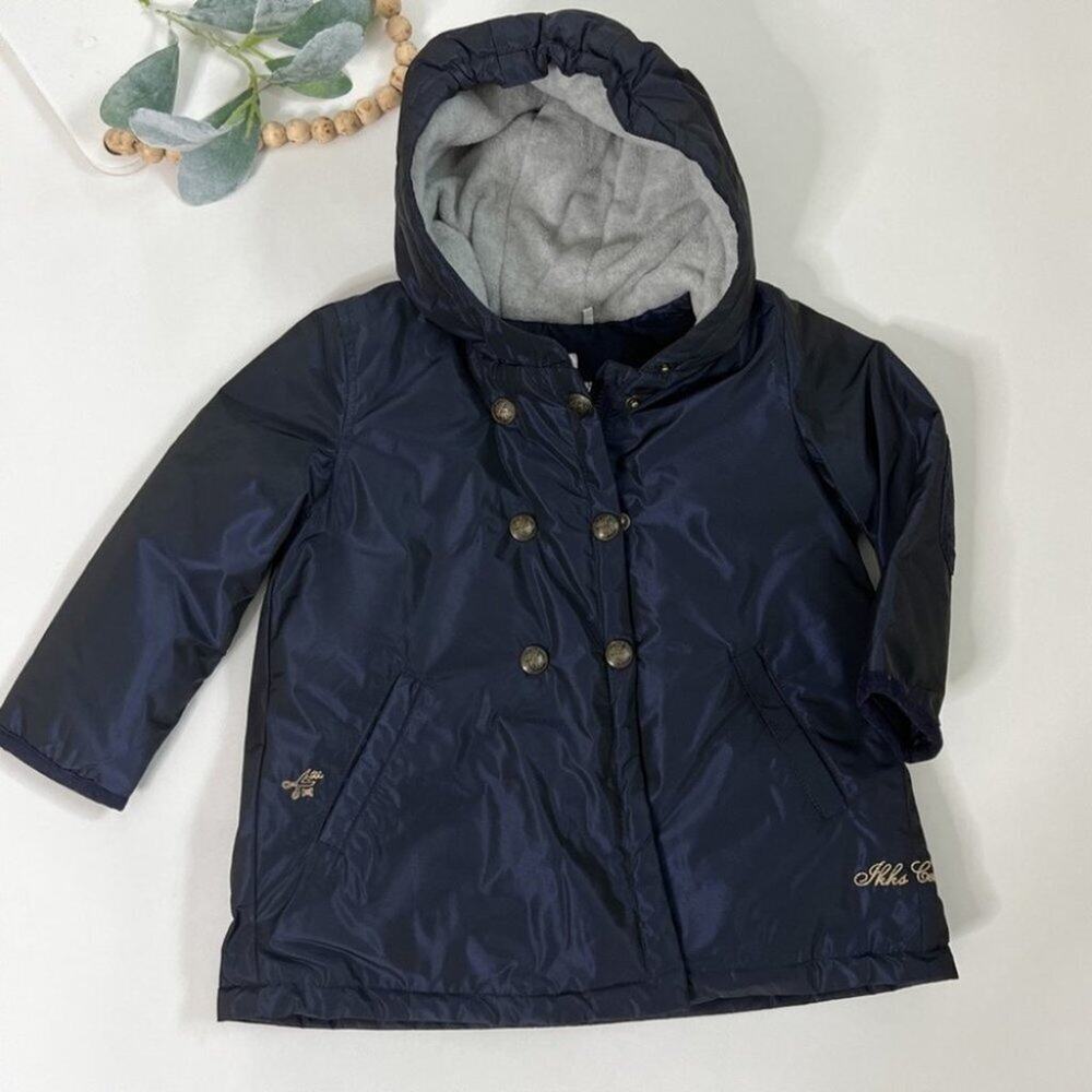 IKKS Pearlescent Blue coat Sz 3